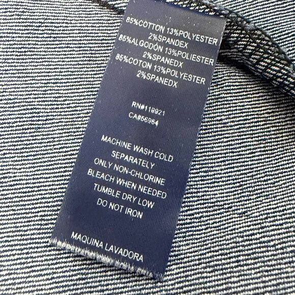 Tommy Hilfiger Tommy Girl Ruffle Denim Jacket Women’s M-L Jean Coat - Picture 10 of 11